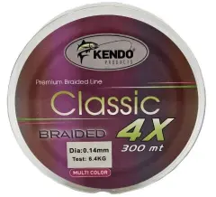 Kendo Classic 4X 300m Multicolor Örgü İp Misina